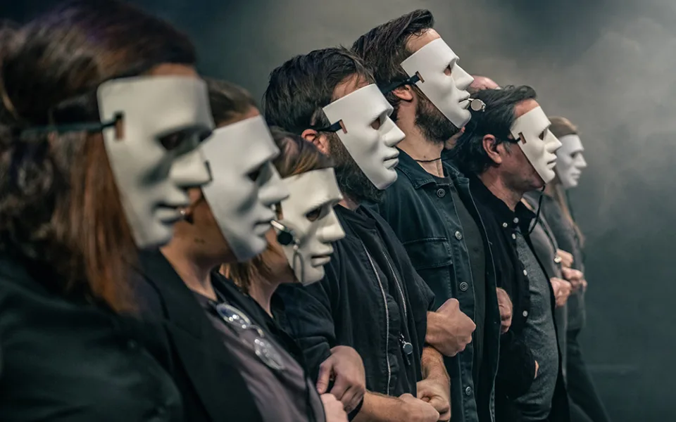 Snímek z inscenace Vykouření v podání Divadla Husa na provázku