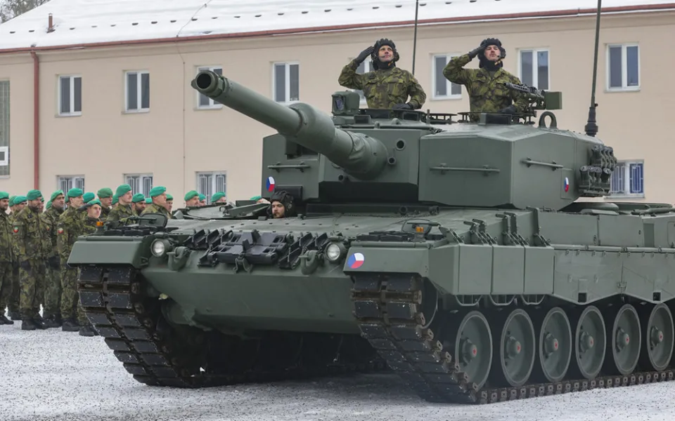Na akci pro veřejnost ve vojenském újezdu Libavá bude k vidění i německý tank Leopard - ilustrační foto