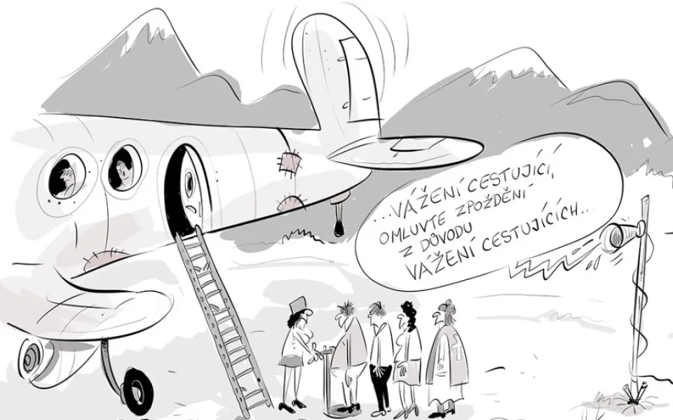 ORAŽENÉ OBRÁZKY: Červencová dávka vtipů od kreslíře Jana Tatarky