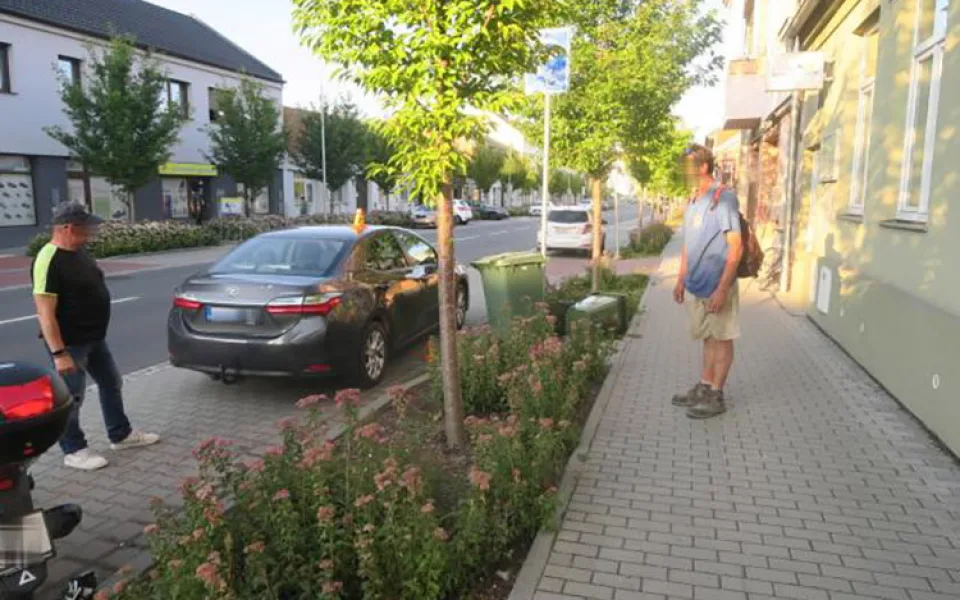 Nehoda podnapilého cyklisty v Prostějově