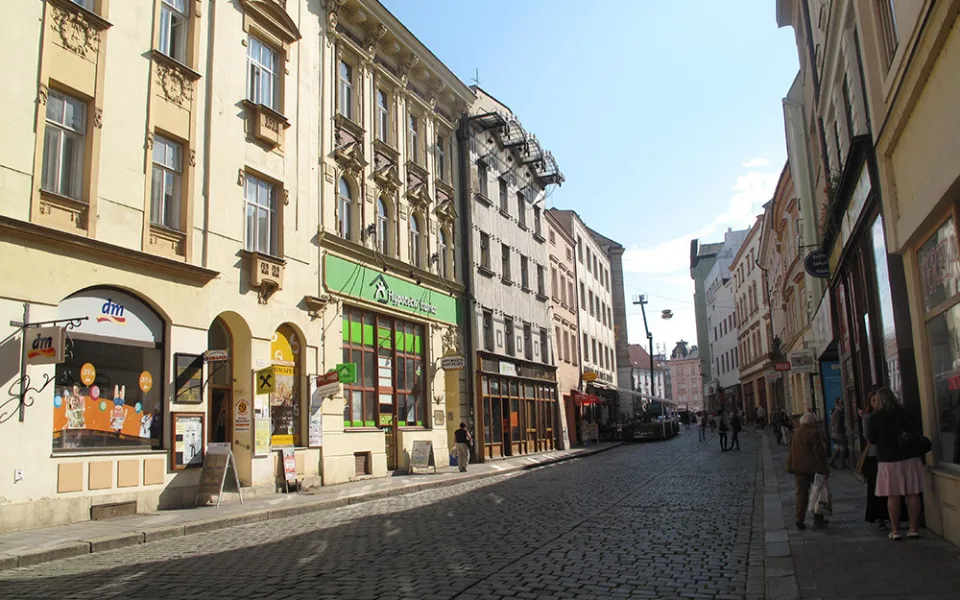 Riegrova ulice v Olomouci - ilustrační foto