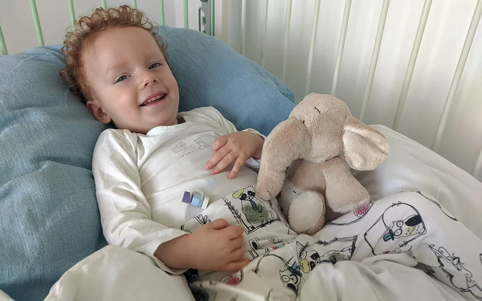 Dvouletý Martínek trpí vážnou formu vzácného AADC syndromu, šancí je genová terapie