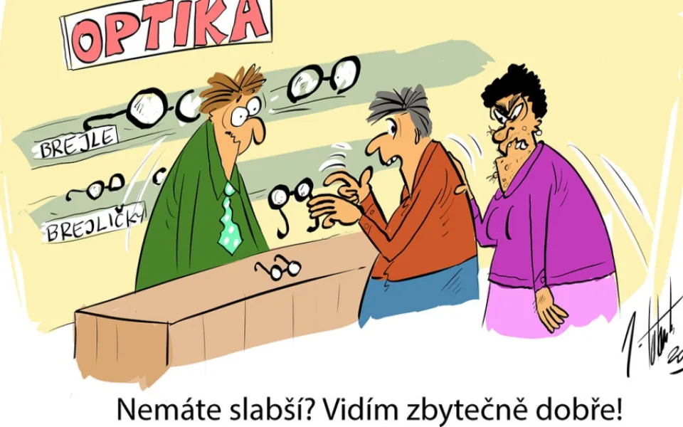 ORAŽENÉ OBRÁZKY: Lednová dávka vtipů od kreslíře Jana Tatarky