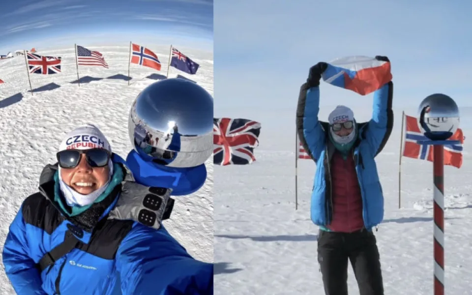 Zubní lékařka loni zdolala jako třetí Češka Mount Everest. Teď dobyla Jižní pól a čeká ji výstup na nejvyšší horu Antarktidy