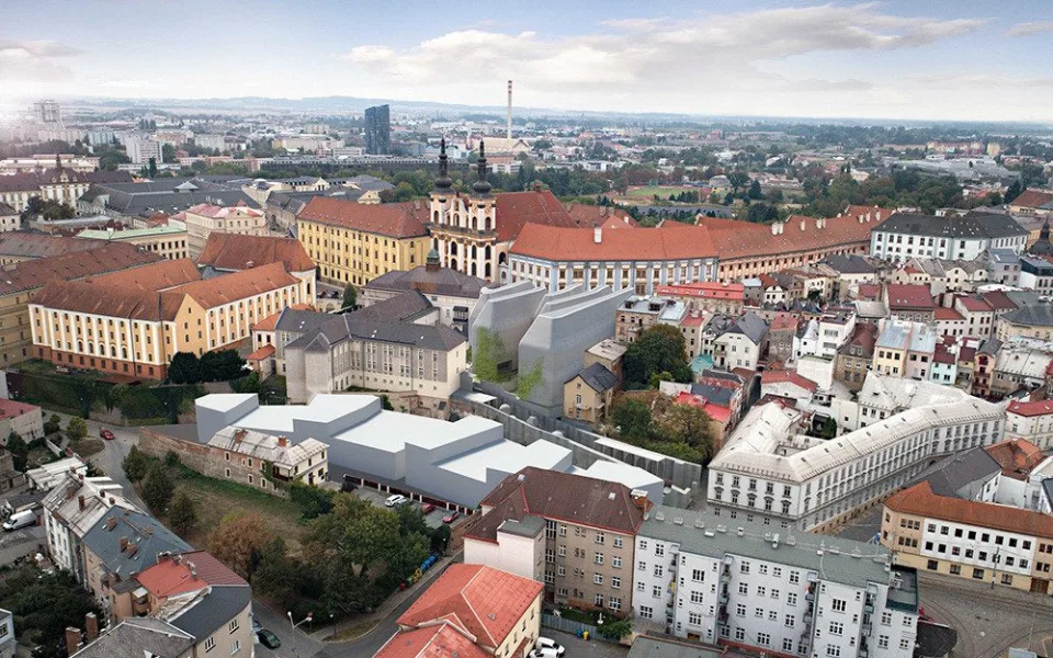 Vizualizace budovy SEFO v centru Olomouce
