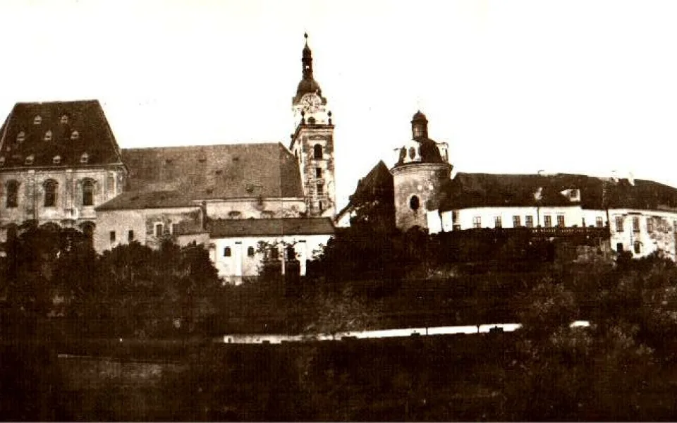 Areál sídla olomouckých Přemyslovců v 19. století