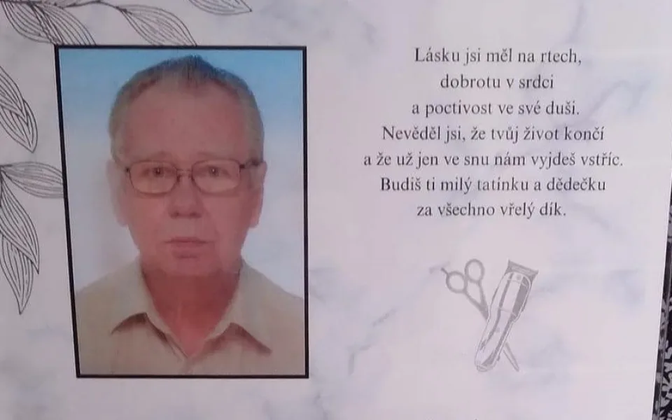 Lidé vzpomínají na nejznámějšího olomouckého holiče. Jičí Seryn zemřel ve spánku v nedožitých osmdesáti letech
