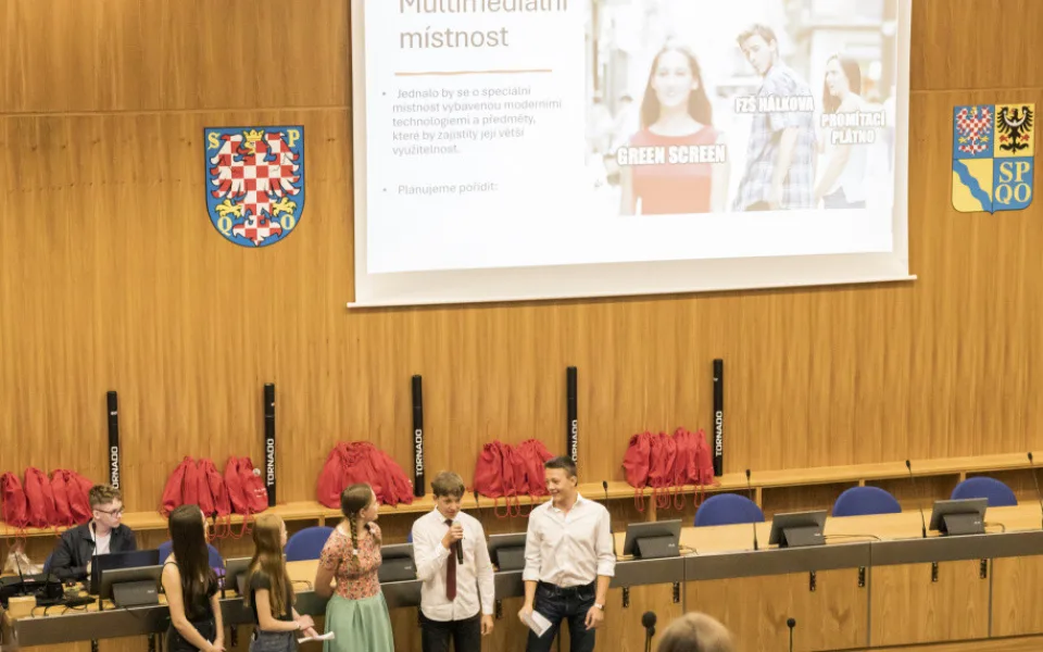 Prezentace školních projektů v soutěži Vytuň si školu