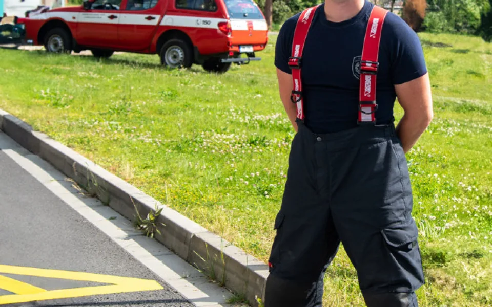 Hasič Vít Večeřa je vděčný za pomoc odborníkům z Fakultní nemocnice Olomouc