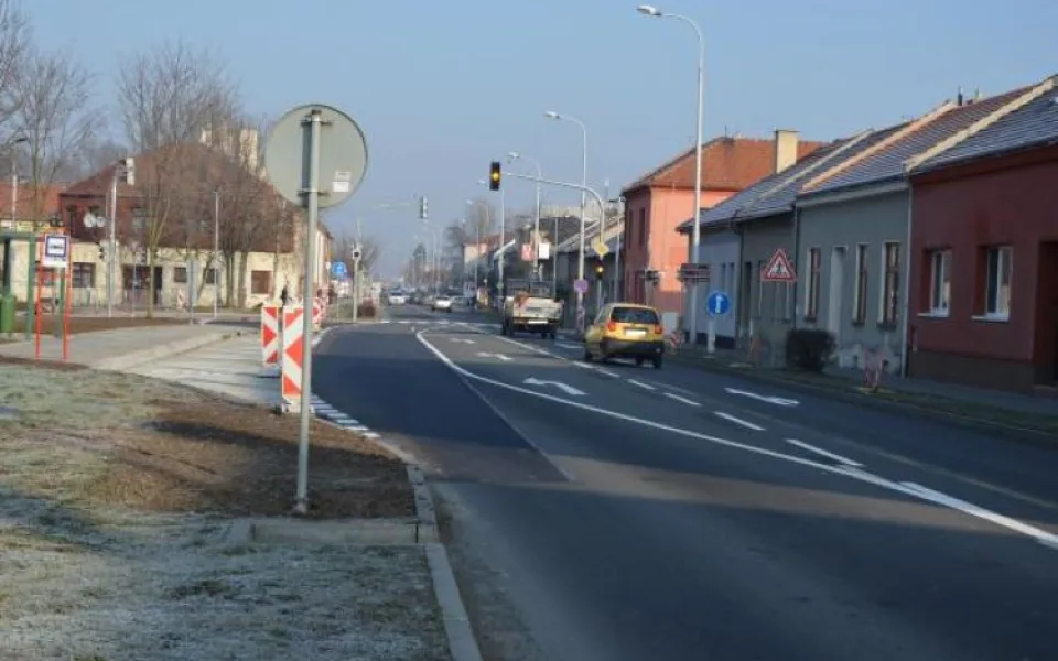 křižovatka Olomoucká - E.Valenty (4)