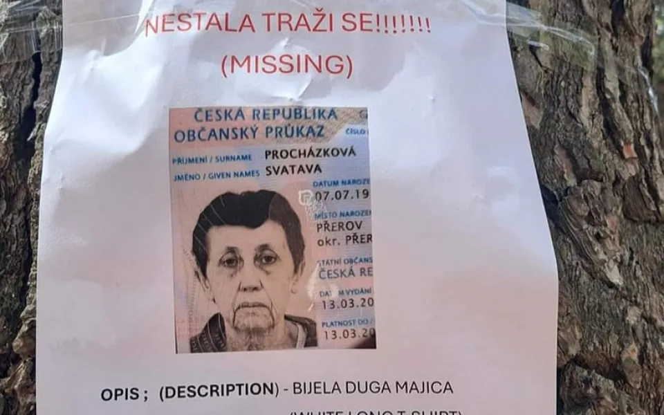 Na dovolené v Chorvatsku se ztratila seniorka z Přerova. Odešla z kempu na Makarské riviéře