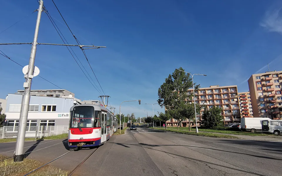 V ulici Hraniční bude probíhat úprava křižovatek a komunikací, vyžádá si dlouhodobé zastavení provozu na tramvajové trati