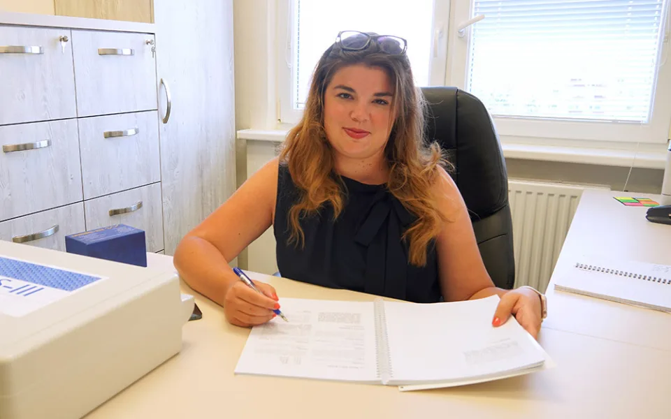 Psycholožka prostějovské nemocnice klientům Barbora Fiantoková