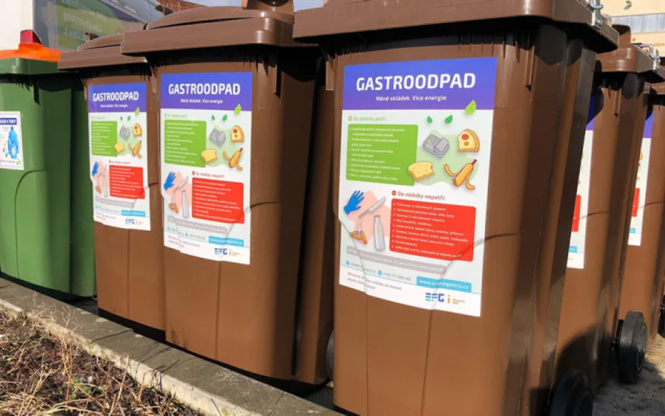 Gastrooodpad třídí už třicítka měst a obcí, vzniká z něho zelená elektřina. Naposledy se připojily Moravičany.