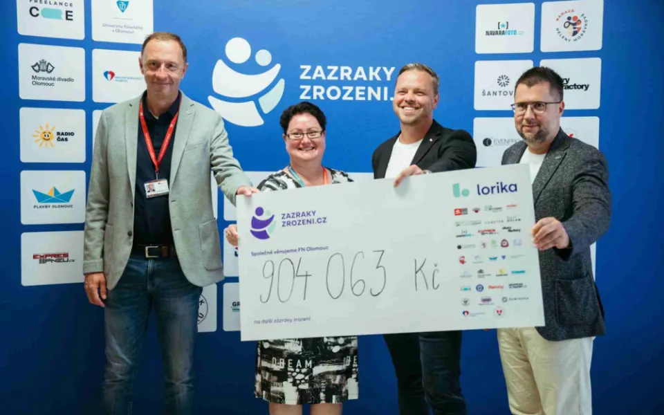 Velká sbírka pro olomouckou porodnici. Zapojily se firmy i veřejnost