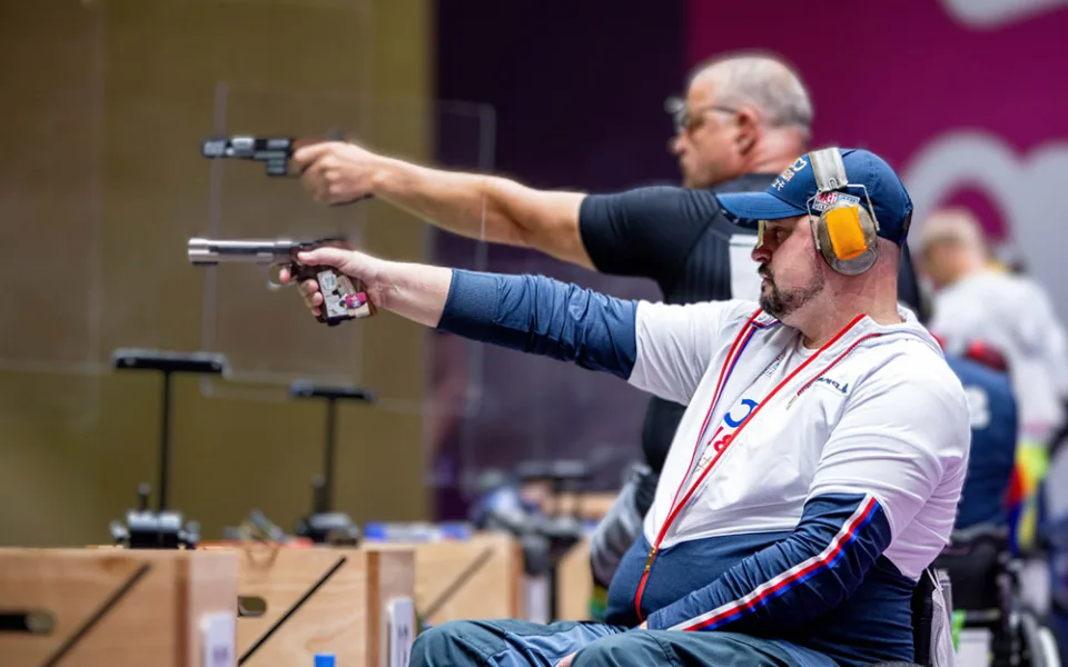 Sportovní střelec Jakub Kosek se chystá na své druhé paralympijské hry