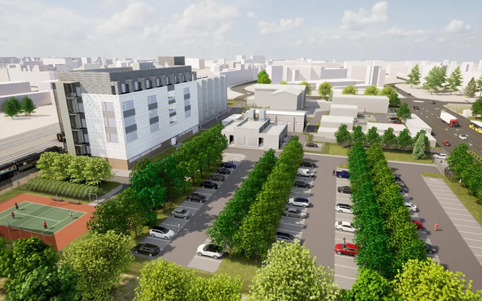 Vizualizace nové podoby CDP v Přerově