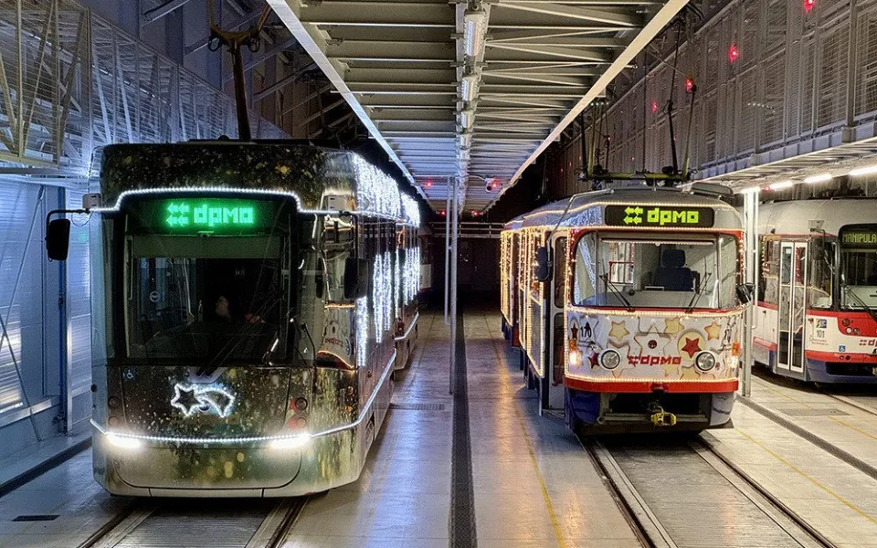 Olomoucké vánoční tramvaje pro rok 2024