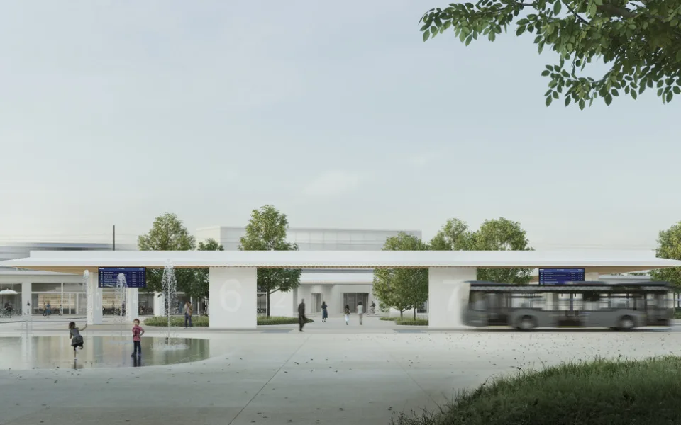 Nový terminál na vysokorychlostní železnici v Hranicích se přiblíží k městu. Radnice chce spojení s autobusy