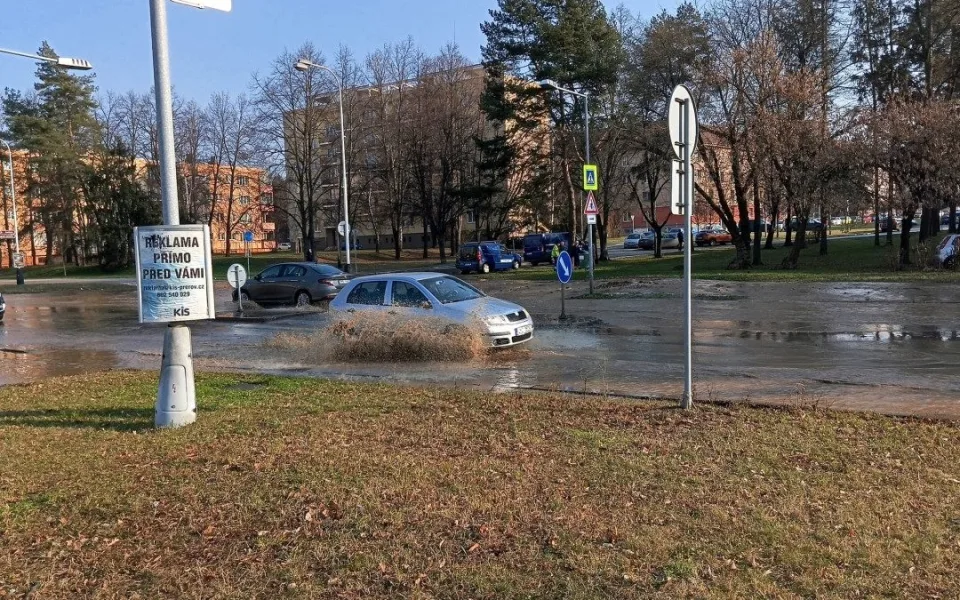 Potopa v Přerově.