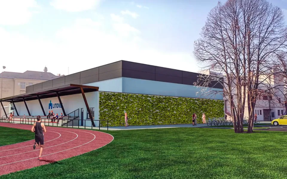Vizualizace nové sportovní haly v Litovli