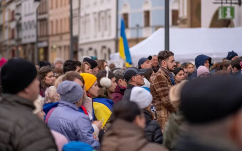 Olomouc si dnes připomene třetí výročí ruské agrese na Ukrajině. Na programu je pochod a promítání filmů