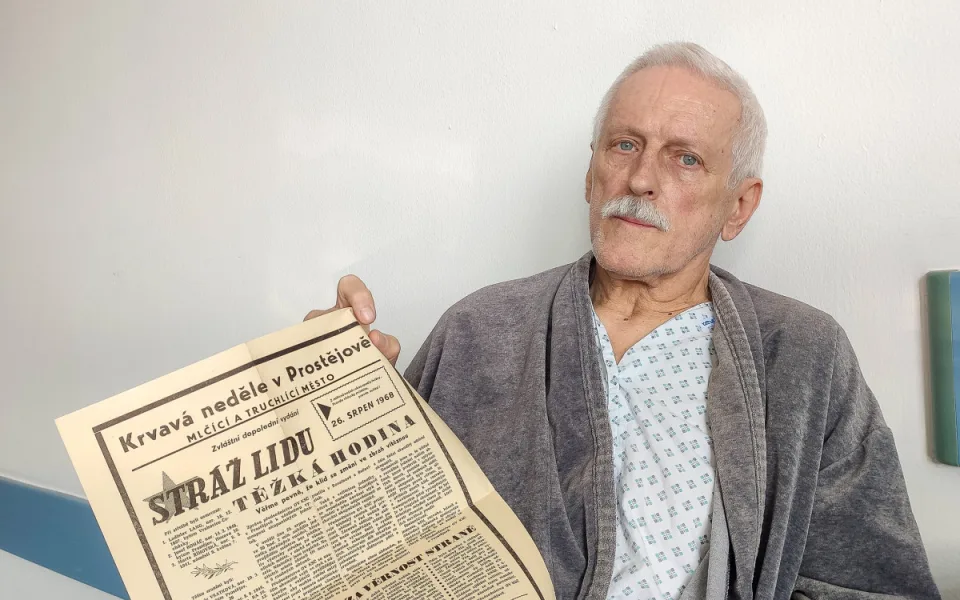 Urologové z Olomouce operovali pacienta postřeleného v roce 1968 sovětskými okupanty