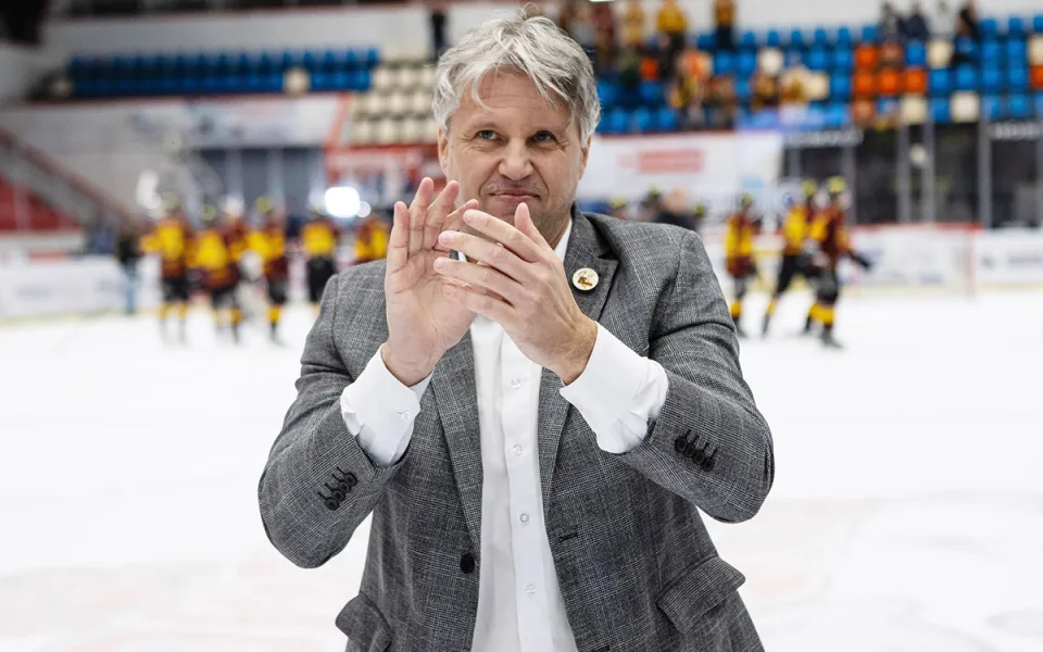 Trenér a jednatel HC Olomouc Jan Tomajko