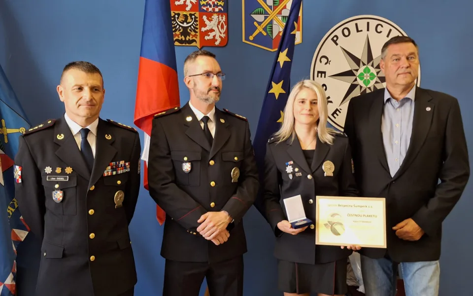 Ocenění pro policistku ze Šumperka. V Alpách zachránila dva horolezce