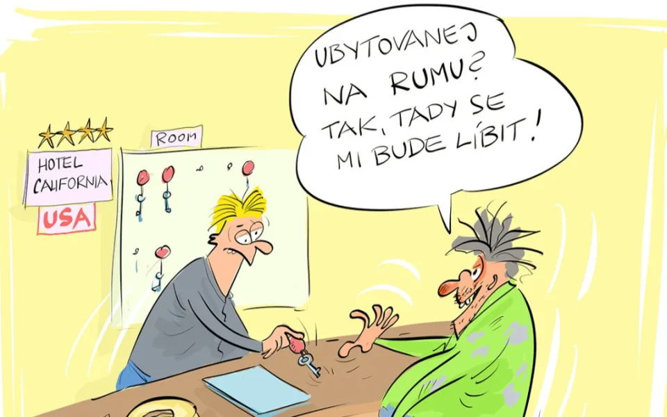 ORAŽENÉ OBRÁZKY: Dubnová dávka vtipů od kreslíře Jana Tatarky