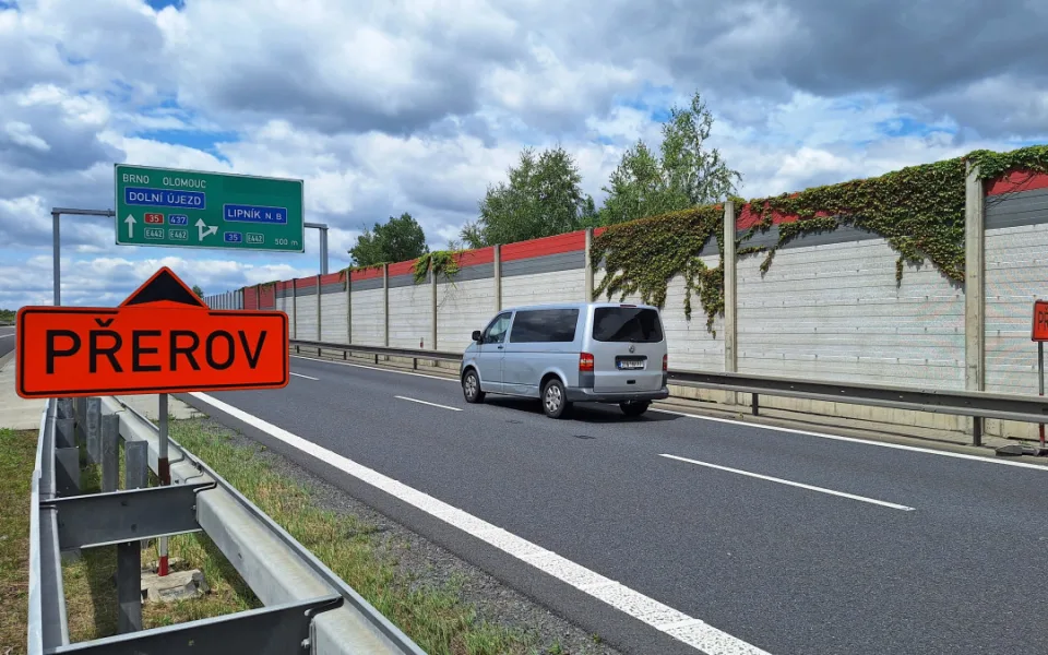 VIDEO: Už se to blíží. Otevření D1 u Přerova odblokuje provoz také u Lipníku nad Bečvou