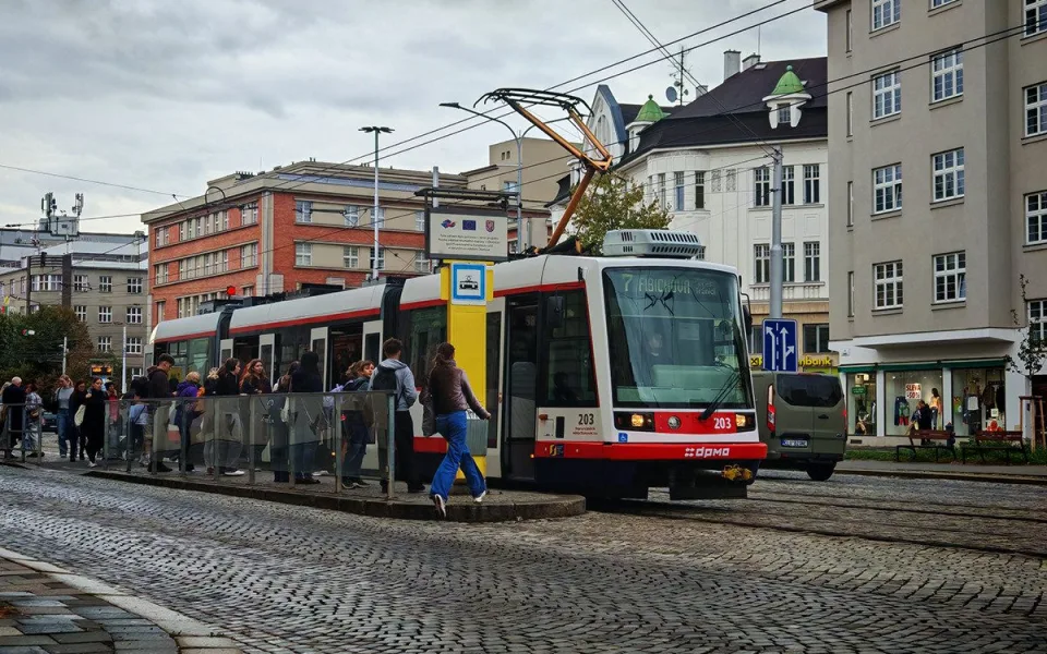 Tramvaj typu Astra v Olomouci - ilustrační foto