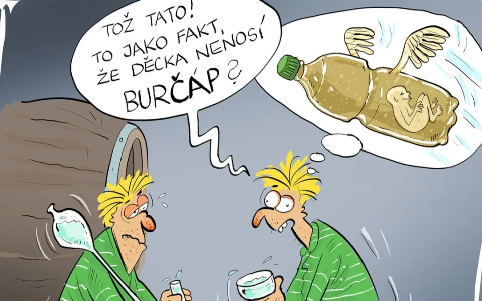 ORAŽENÉ OBRÁZKY: Říjnová dávka vtipů od kreslíře Jana Tatarky