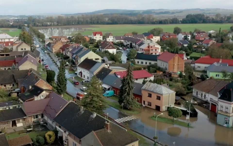 Záplavy v Brodku u Přerova v roce 2020