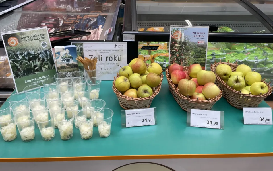 Den regionálních výrobků provoněl supermarket Terno Olomouc. Grilovalo se a vařilo