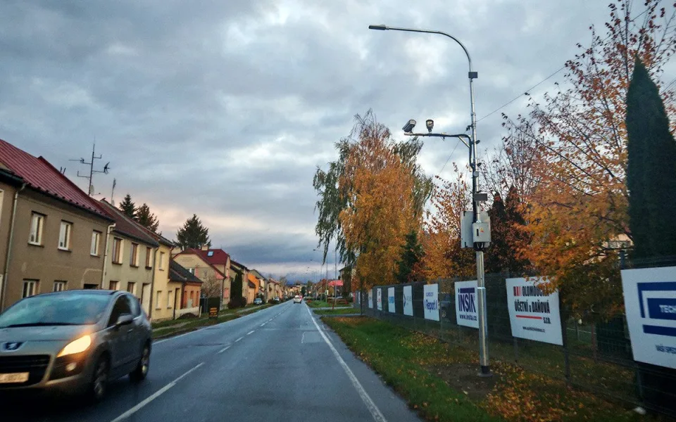 Nový radar v Olomouci na Jižní ulici