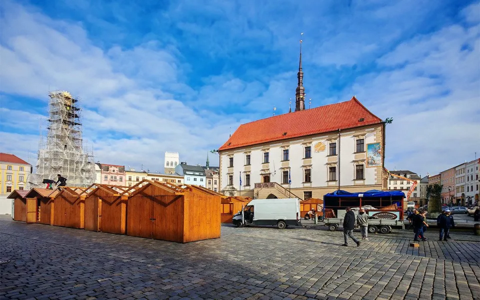 Olomoucké Horní náměstí se chystá na Svatomartinské slavnosti