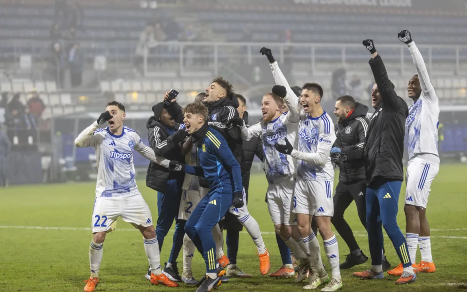 Fotbalisté Sigmy se radují, zjistili že postupují do jarní fáze Konferenční ligy