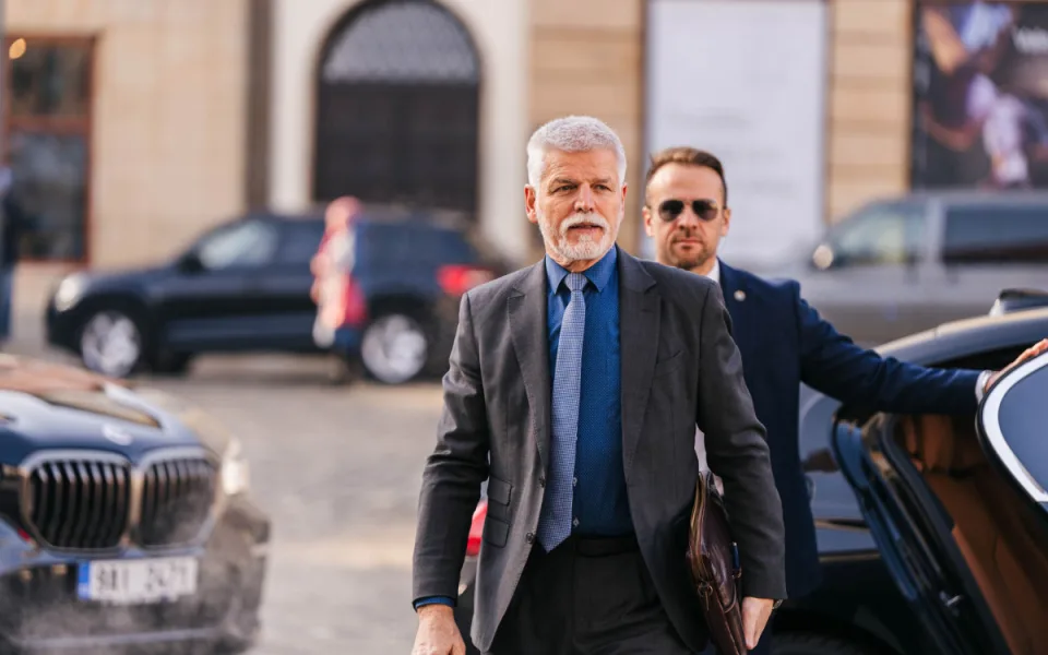 Prezident Petr Pavel na olomoucké radnici