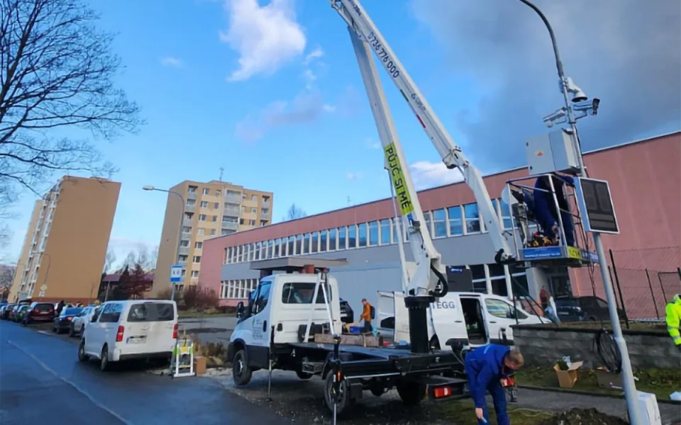 Instalace kamer v Jeseníku
