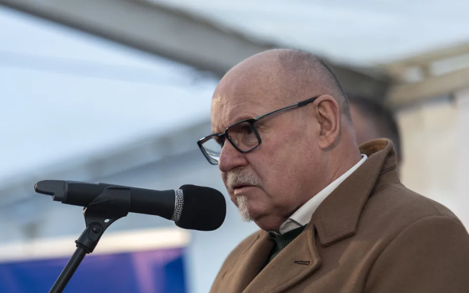 Hejtman Olomouckého kraje Ladislav Okleštěk