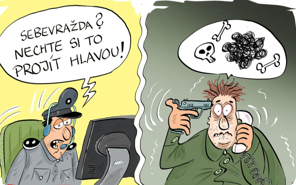 ORAŽENÉ OBRÁZKY: Únorová dávka vtipů od kreslíře Jana Tatarky