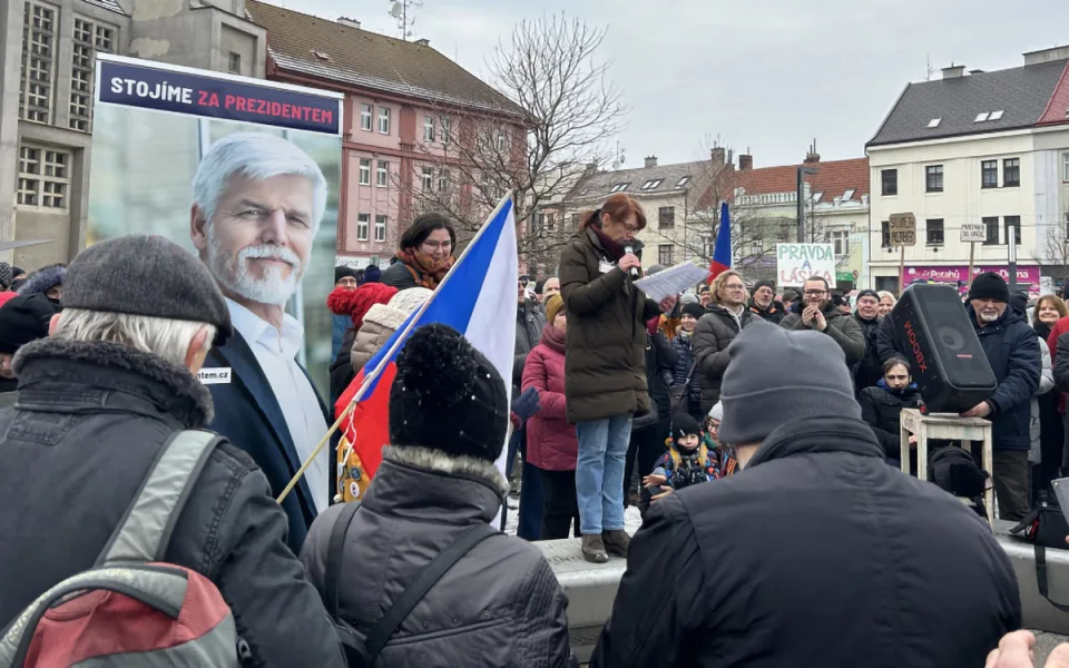 Demonstrace v Hradci Králové - ilustrační foto