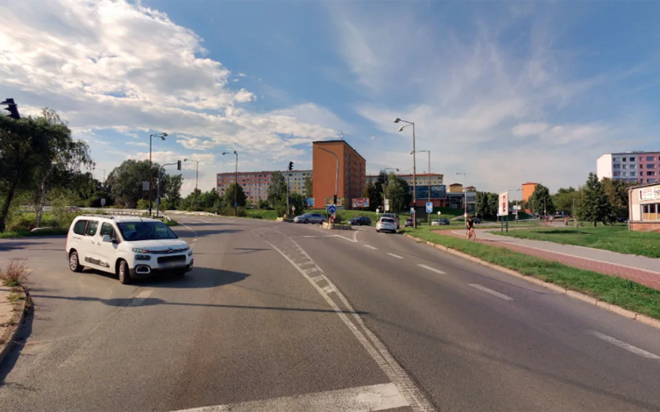 Křižovatku na okraji Přerova čeká proměna na kruhový objezd