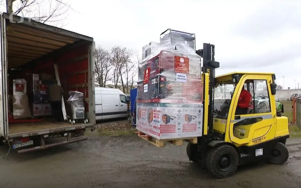 Arcidiecézní charita Olomouc poslala na Ukrajinu 126 tun humanitární pomoci