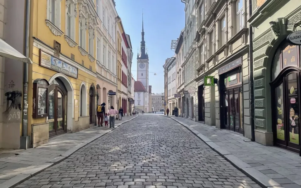 Ostružnická ulice v centru Olomouce