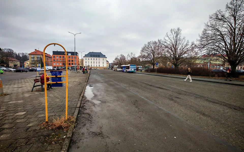 Rekonstrukce se dočká také plocha bývalého autobusového nádraží poblíž tržnice