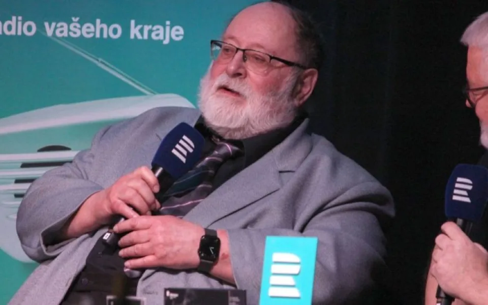 Jan Sulovský na slavnostním výročním večeru Českého rozhlasu Olomouc v roce 2024.