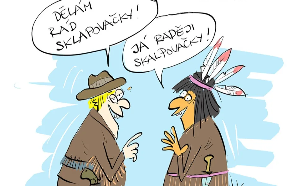 ORAŽENÉ OBRÁZKY: Květnová dávka vtipů od kreslíře Jana Tatarky