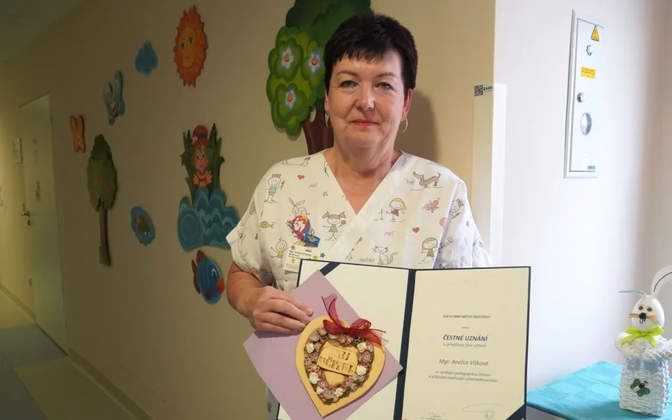 Babička mě brávala k lidem, kteří potřebovali pomoc, říká oceněná zdravotní sestra z Prostějova